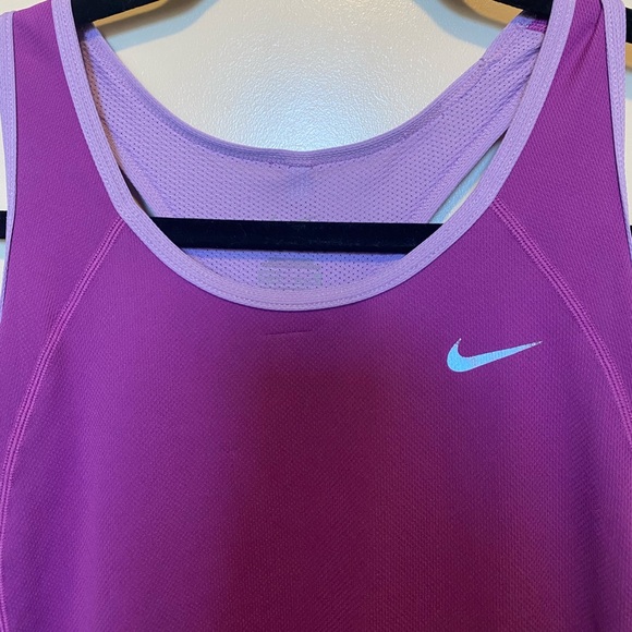 NIKE dry-fit purple running tank top - Picture 2 of 6